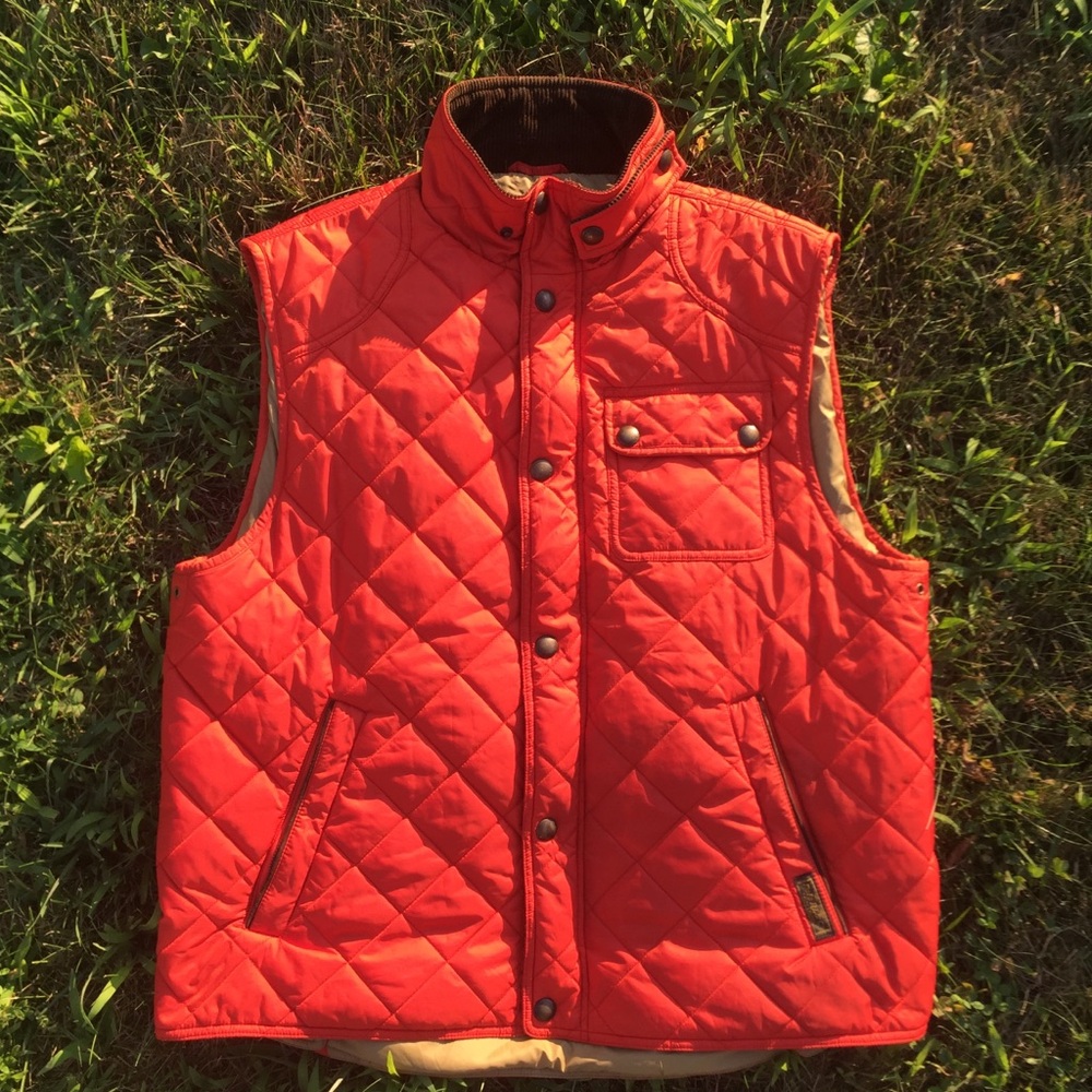 Polo country hunting vest.  Flawed